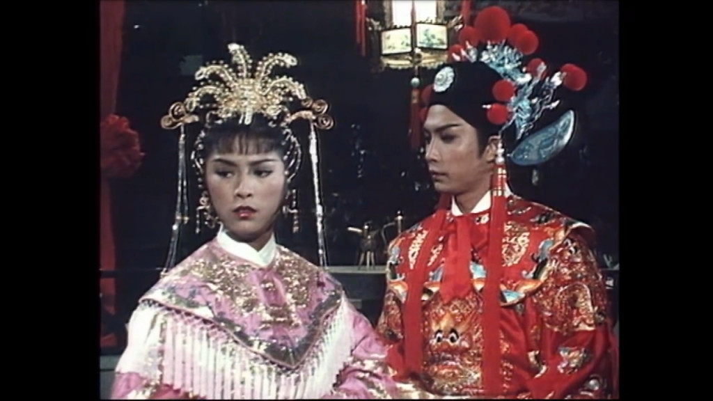 米雪与刘松仁于1981年拍丽的剧集《武侠帝女花》。