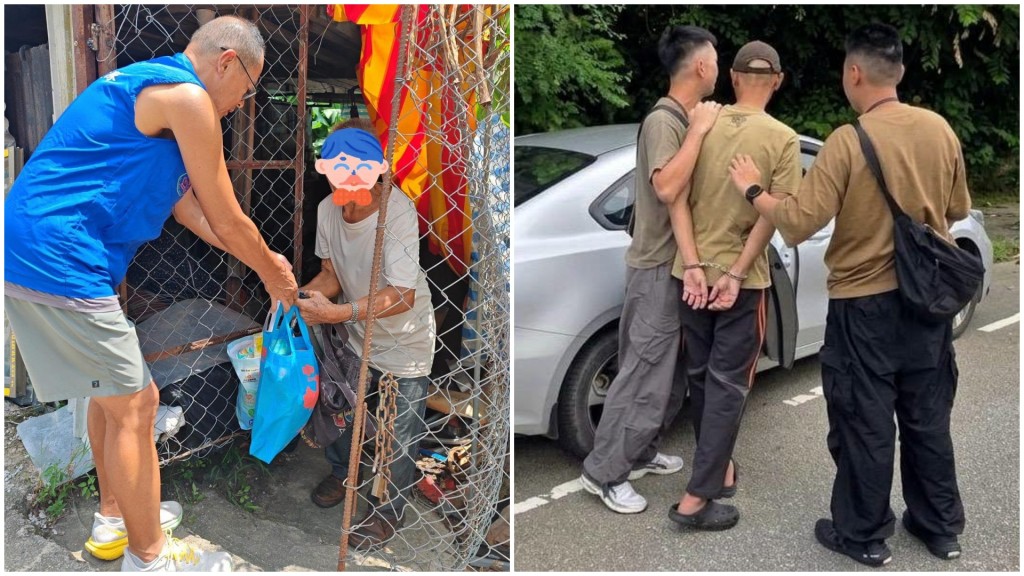 警方迅速拘捕一名男子，涉偷竊8旬翁財物。