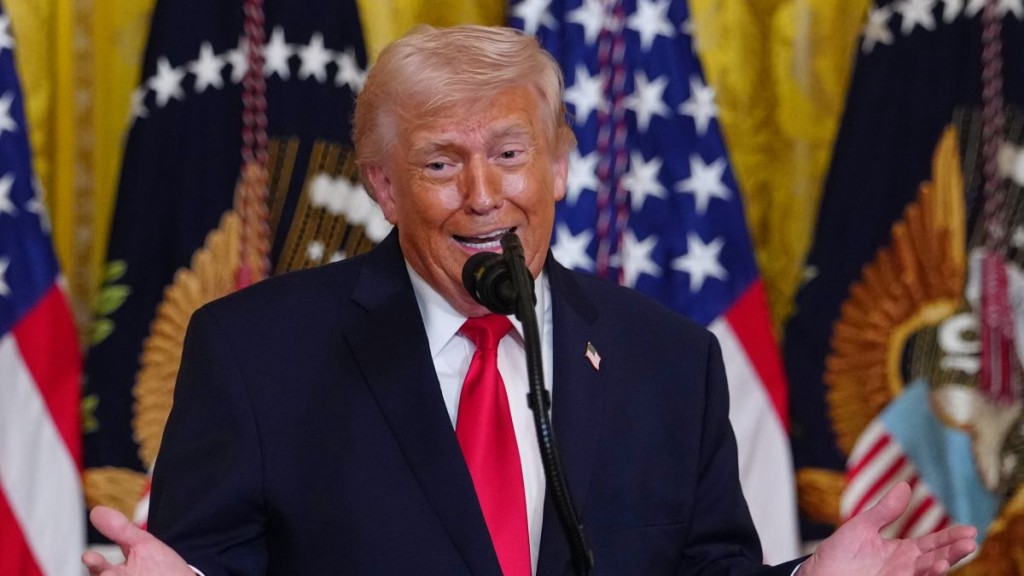 特朗普身家一年暴增109億至476億。美聯社