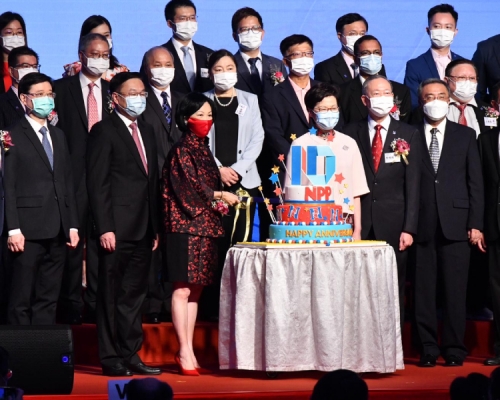 多名高官政要出席新民黨十周年黨慶。