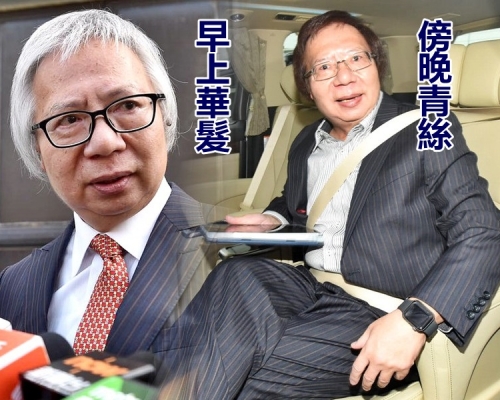 郭炳江出獄後即染回一頭黑髮。