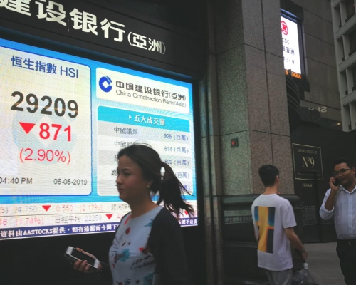 港股全日跌871點