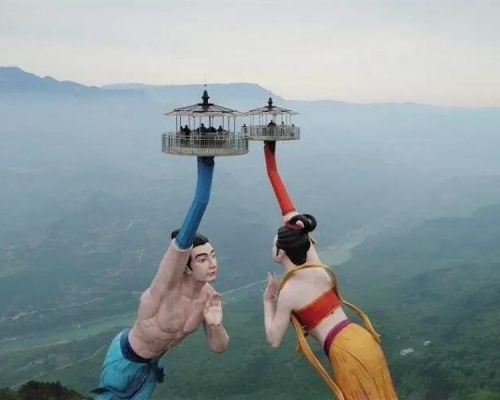 「飛天之吻」。 網圖