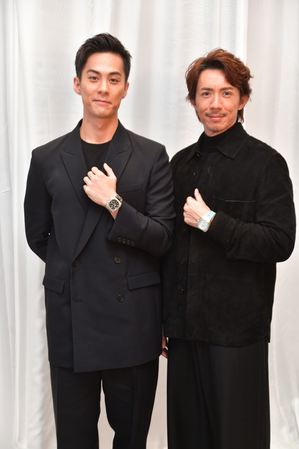 朱仔钟意戴钢表。