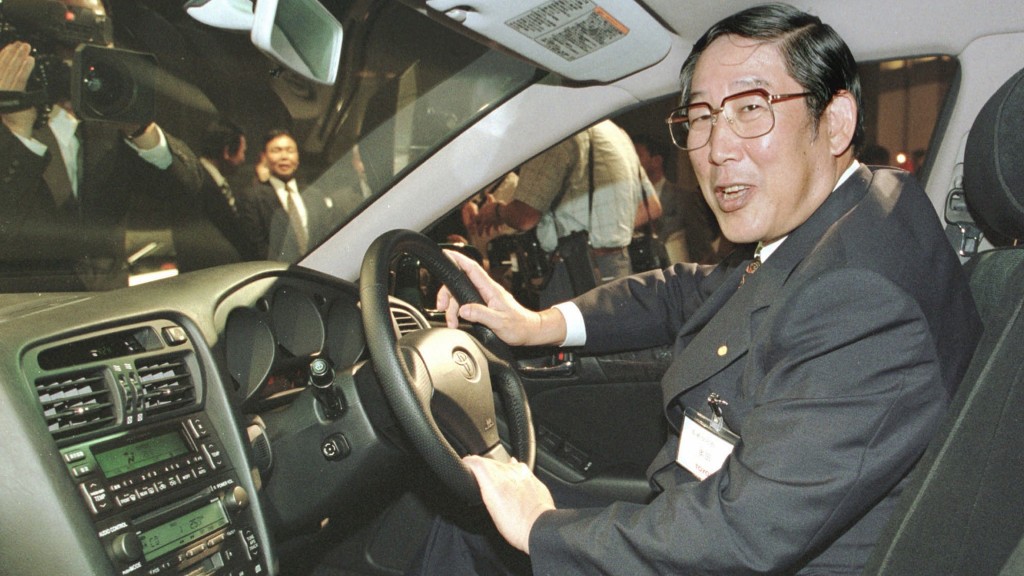 奧田碩1995年成為豐田第一位非出生於創辦人家族的社長。 美聯社