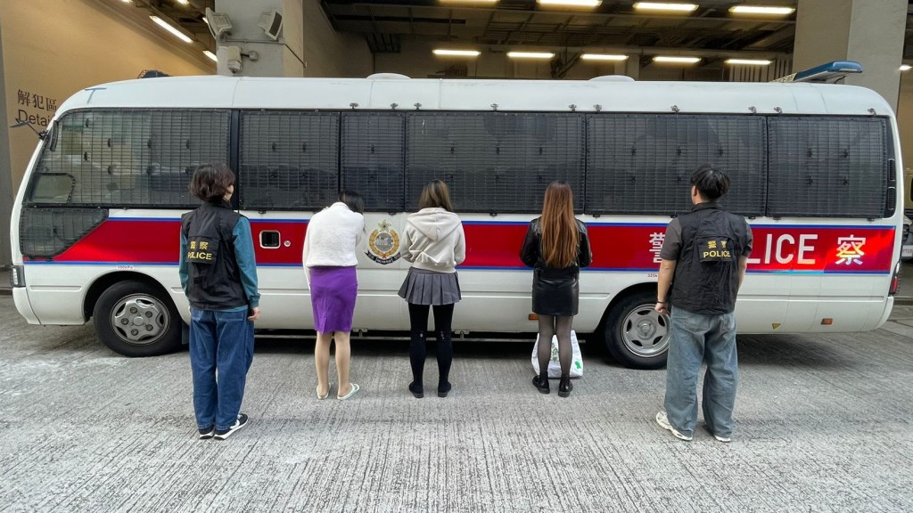 警方油麻地加強打擊流鶯 拘3女介乎30至56歲。警方圖片