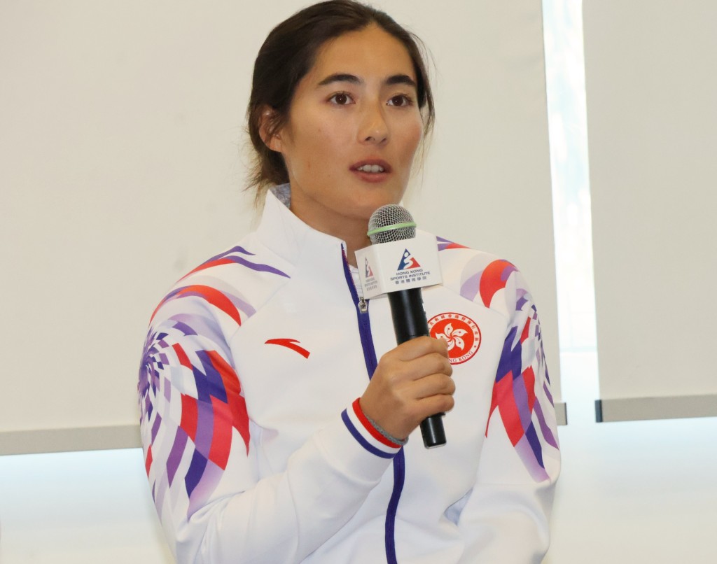 英港混血兒的高文思要先參加全運外圍賽，她有信心可以躋身主賽圈。徐嘉華攝