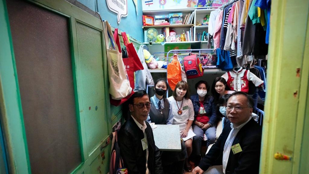 社協在大角嘴一個唐樓單位,設置名為「侷住體驗館」的展覽館。蘇正謙攝