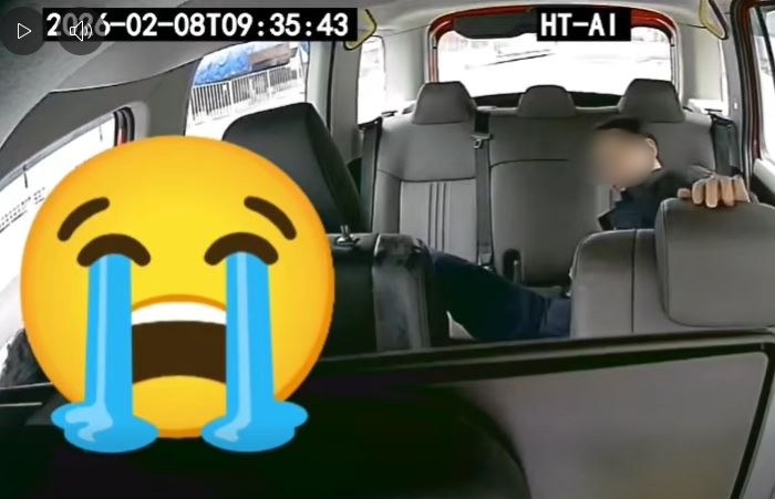 醉客坐起身。fb車cam L（香港群組）影片截圖