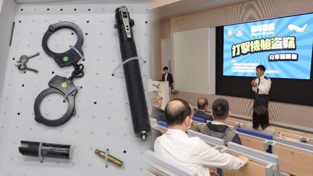 新年外遊旺季將至 警籲旅客注意「機艙老鼠」 勿攜帶摺刀彈殼紀念品等返港