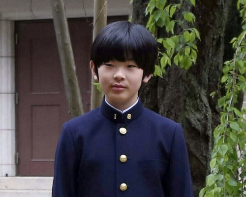 當時悠仁正在上體育課。 AP圖片