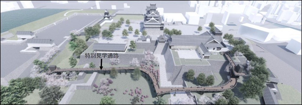 新設350米觀光通道。網圖