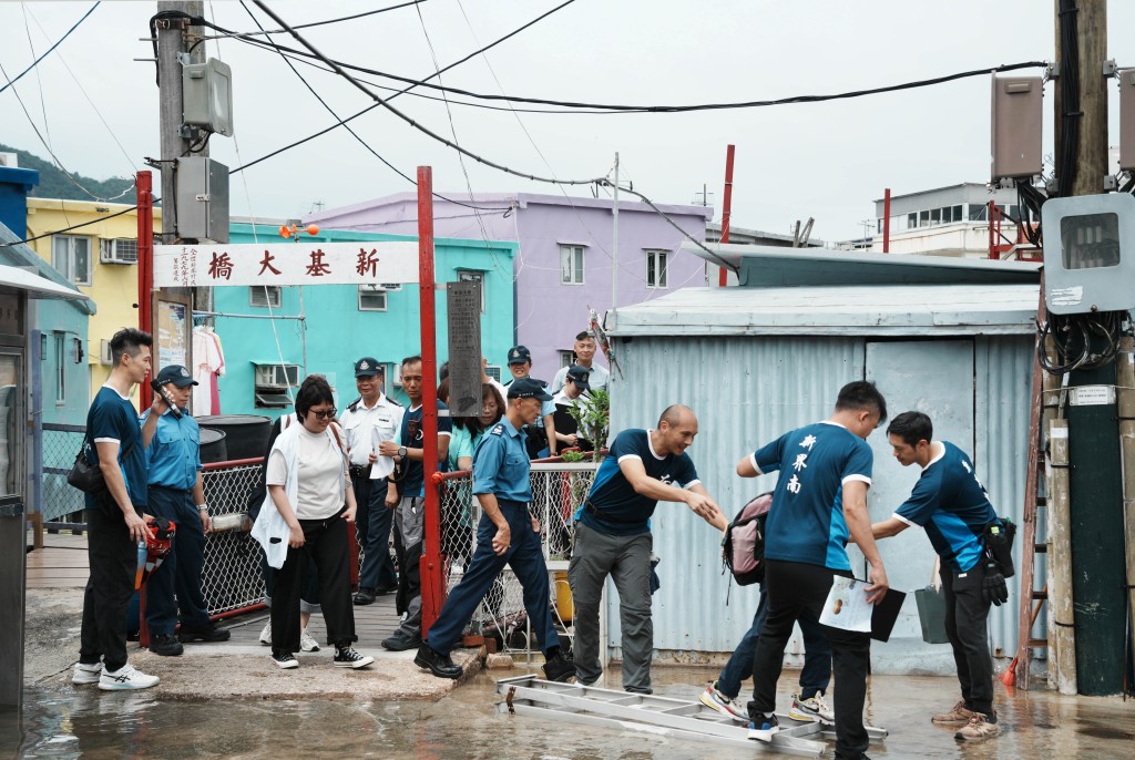 每逢風季或惡劣天氣,大澳居民均可能面對水浸的威脅。 每逢風季或惡劣天氣,大澳居民均可能面對水浸的威脅。