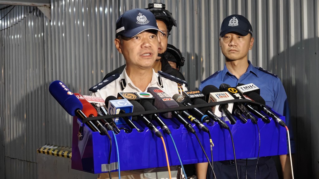 警方東區警區指揮官陳天柱。
