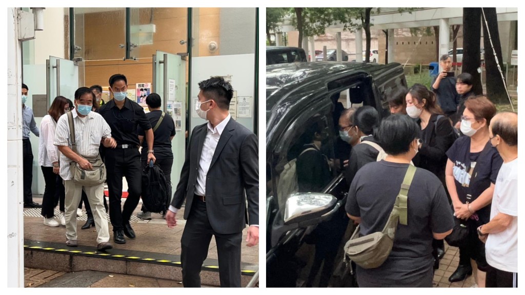 两死者的亲属认尸。蔡楚辉摄