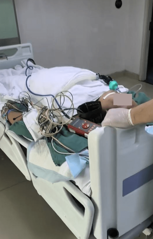 李先生在醫院接受手術。極目新聞 李先生在醫院接受手術。極目新聞