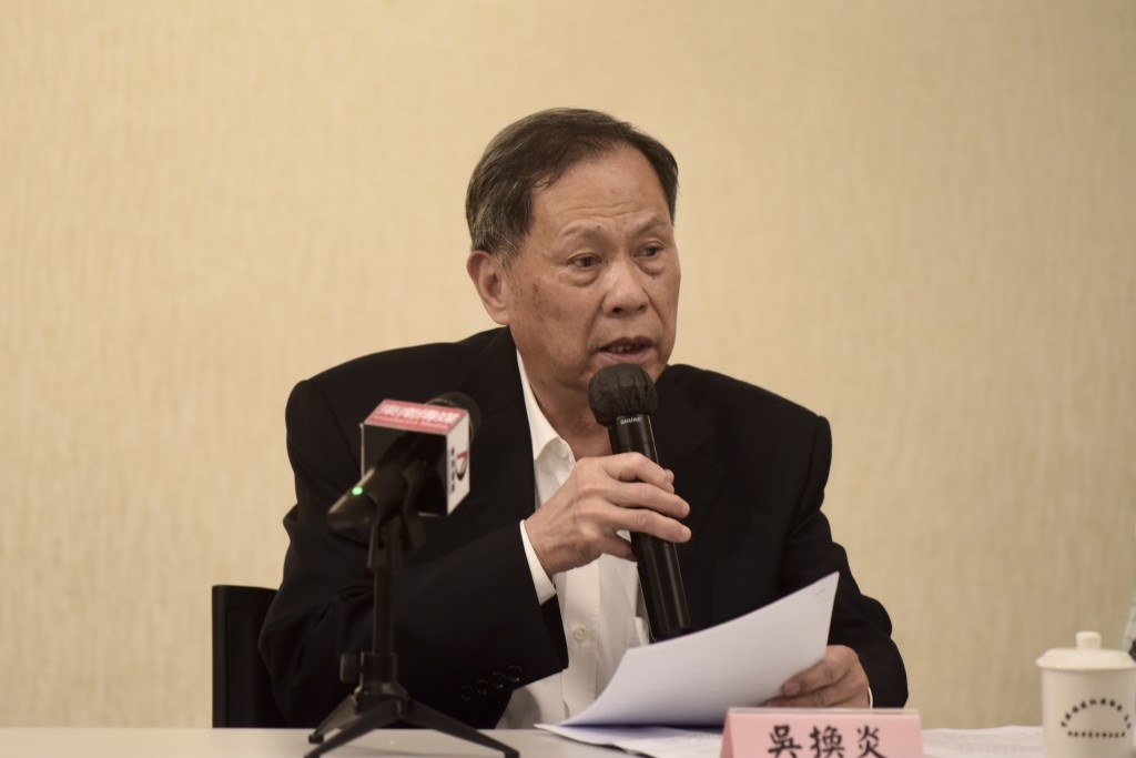 香港福建社团联会荣誉主席吴换炎。