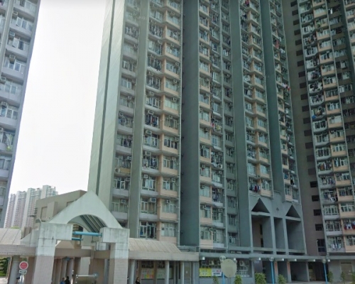 利安邨利榮樓有女子墮樓死亡。 網圖