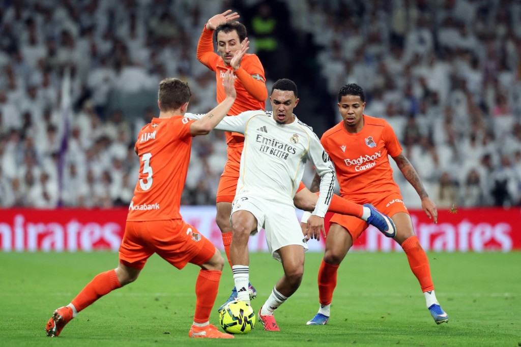 阿諾特復出獻助攻。法新社 阿諾特復出獻助攻。法新社