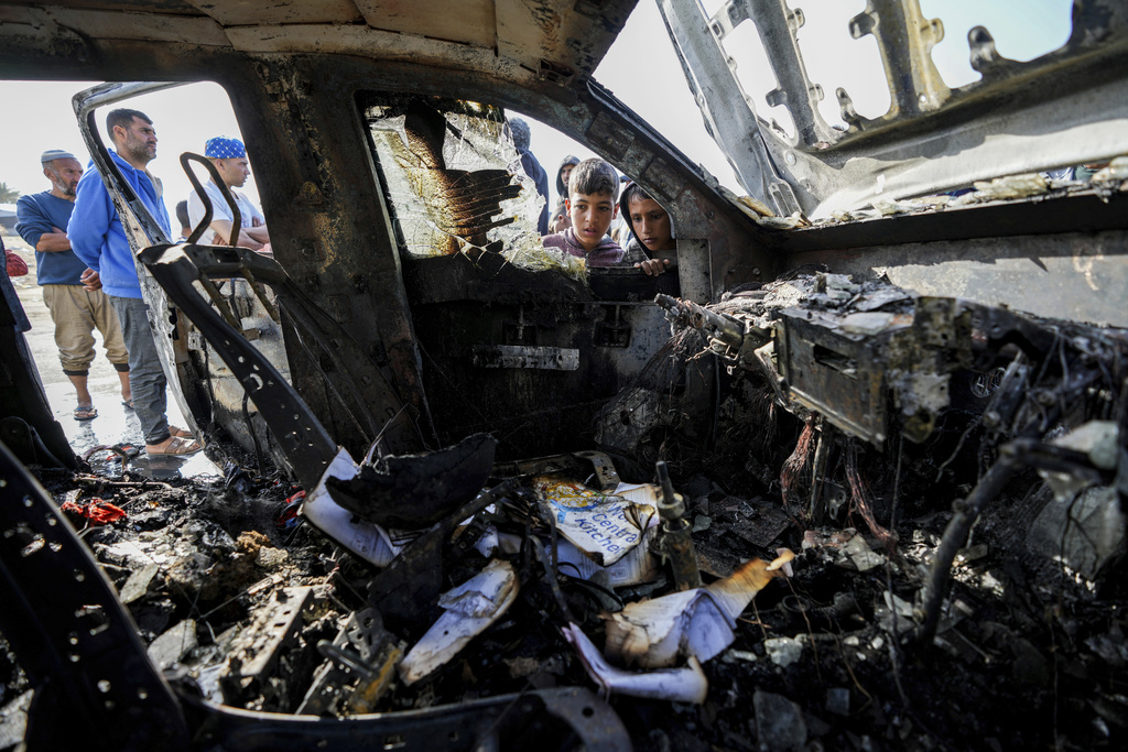 「世界中央厨房」7工作人员在加沙遇空袭丧命。美联社