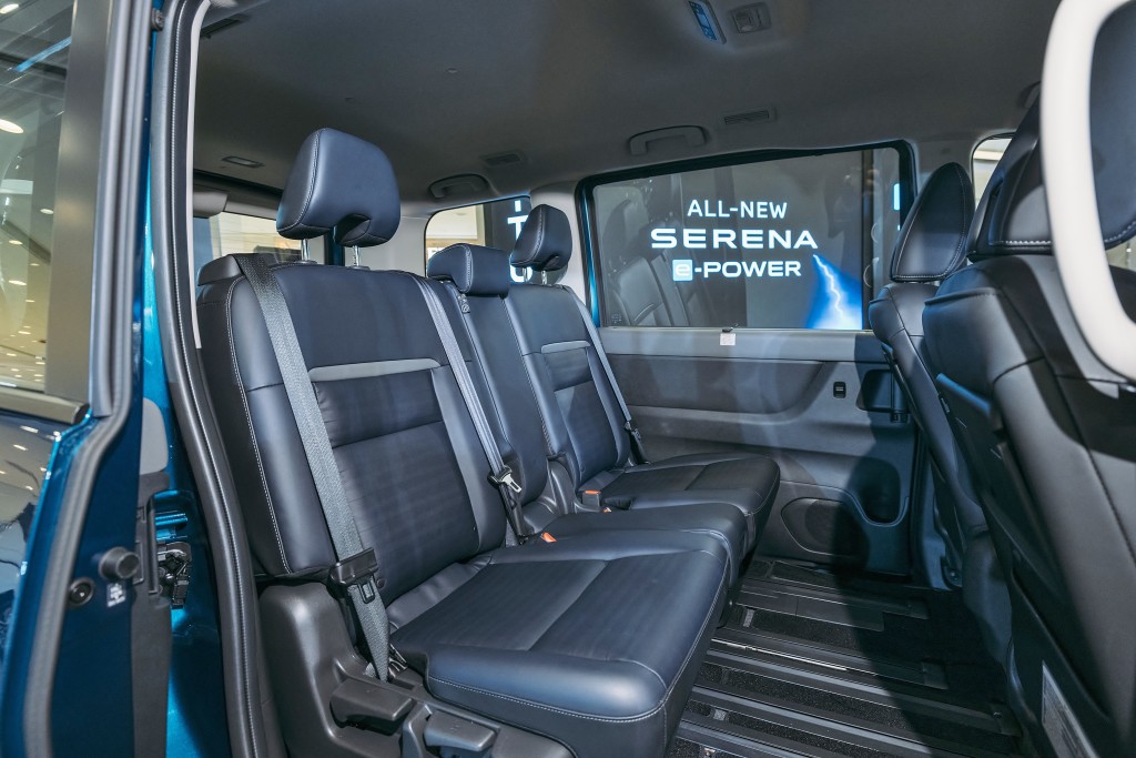 全新日產Nissan Serena e-POWER開售，三排2+3+3八座椅以7+1形式編排，用家可按需要靈活組合。