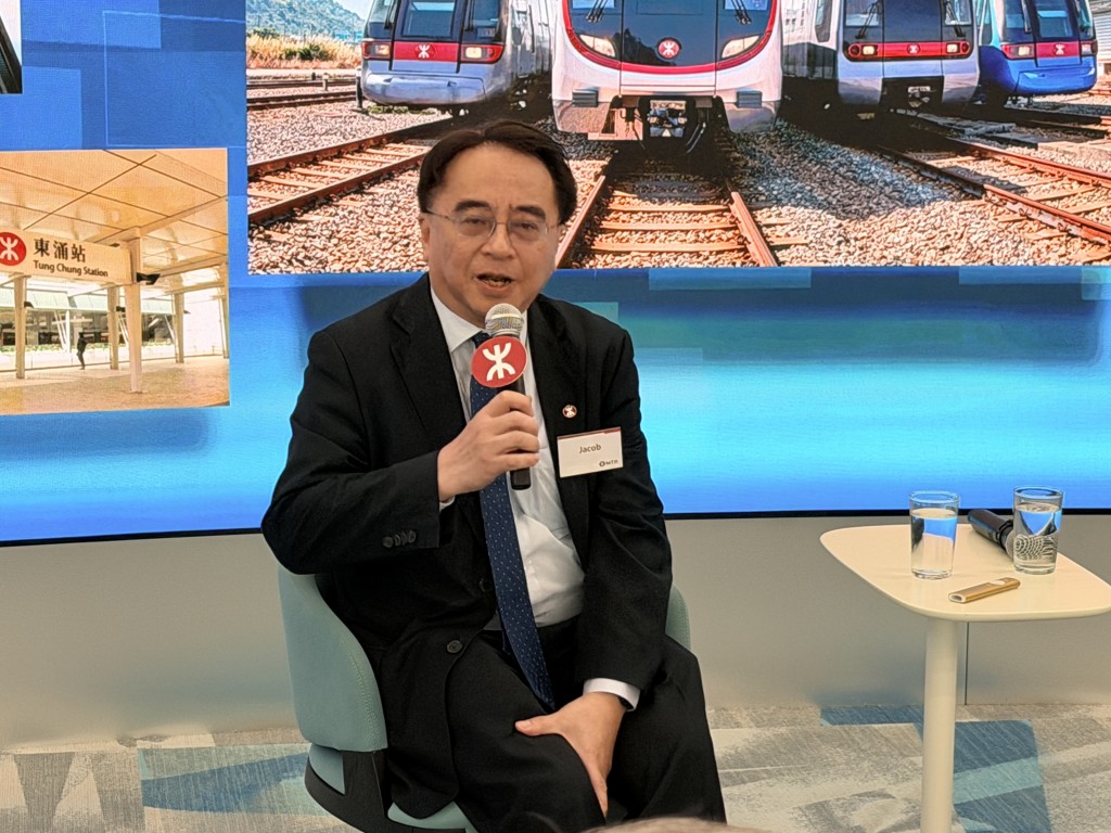 港鐵主席金澤培。 港鐵主席金澤培。