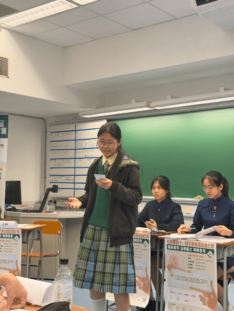 蓝田圣保禄中学辩论队有丰富参赛经验。(图片由学校提供)