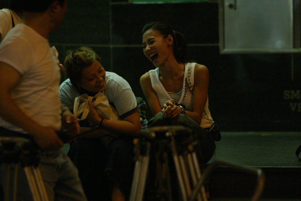 张栢芝拍摄《大只佬》和《忘不了》期间，身型瘦削。