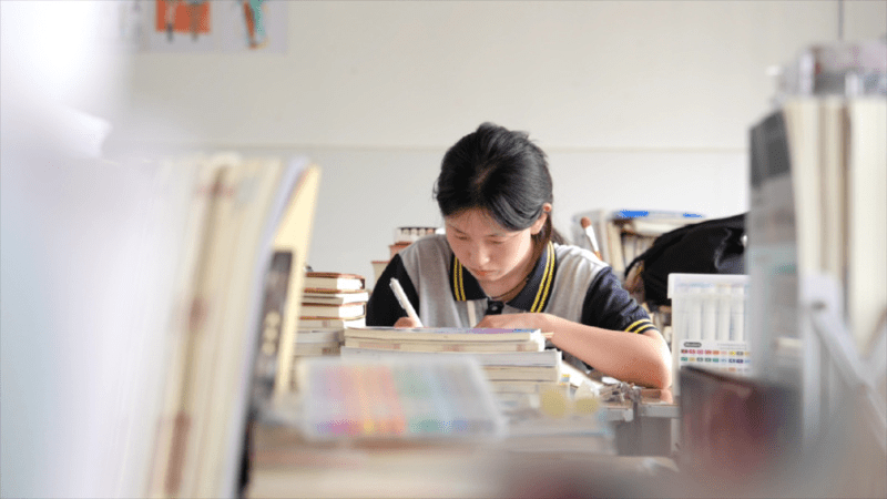 姜萍目前就讀江蘇漣水中等專業學校服裝設計專業，只花了兩年自學高等數學。
