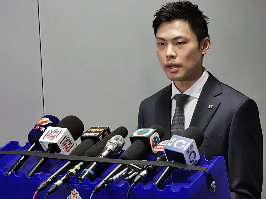 警方毒品調查科行動組高級督察湯敬培。