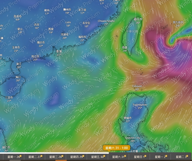 (Windy截圖) (Windy截圖)