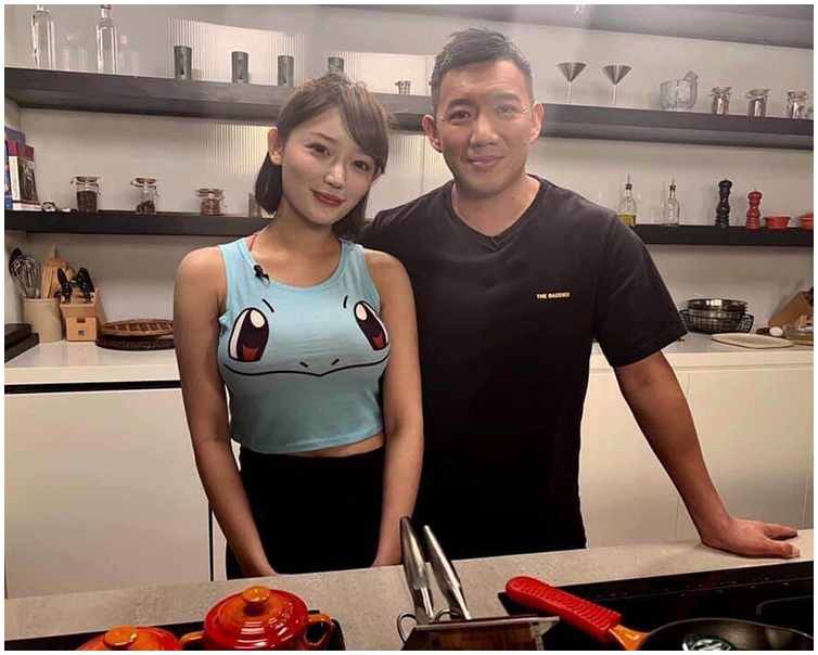 程美段早前前上杜汶澤的網上煮食節目。