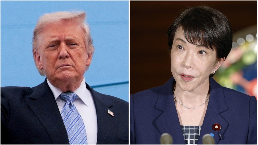 特朗普与高市早苗通话。 路透社