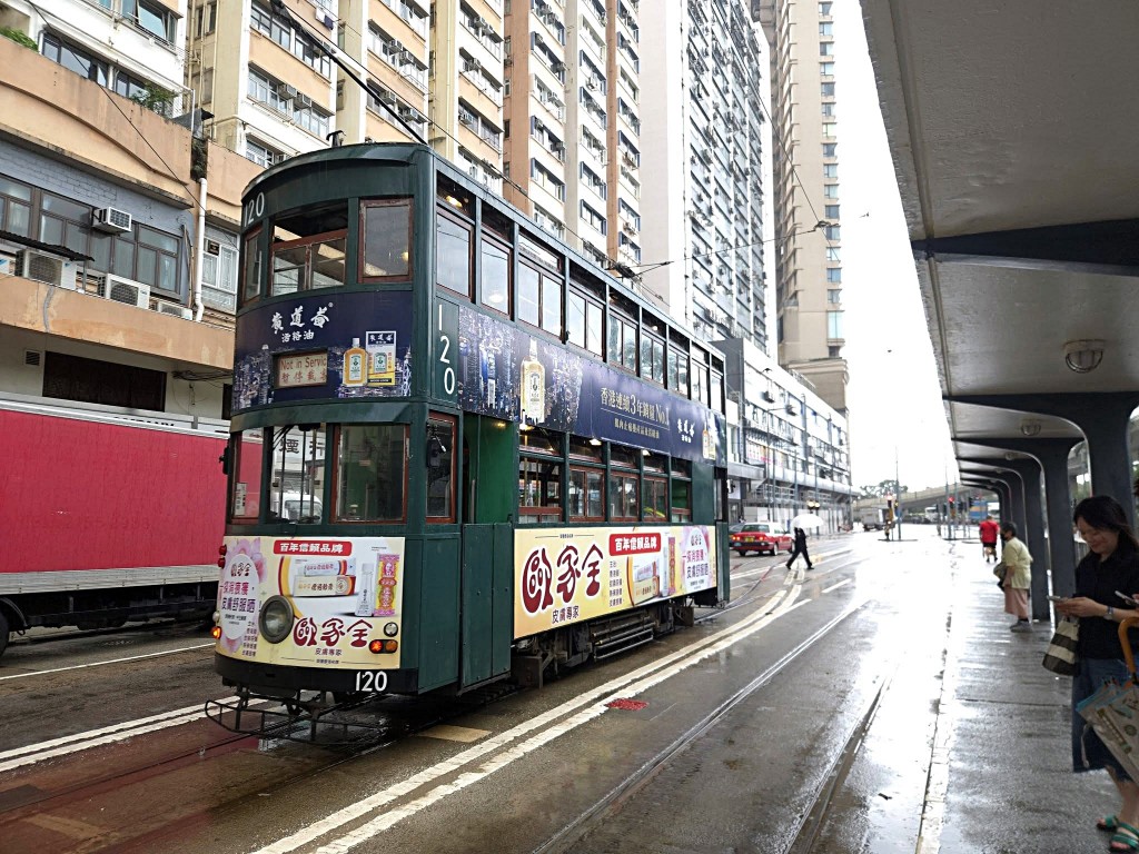 涉事電車維修返回屈地街車廠。fb:香港電車群組 涉事電車維修返回屈地街車廠。fb:香港電車群組
