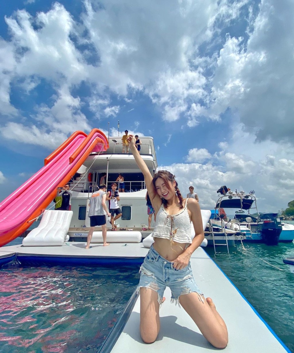 嘉欣興奮有機會出海玩。