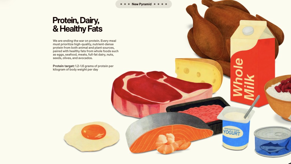 美國政府推出新網站推廣新食物金字塔。 realfood.gov