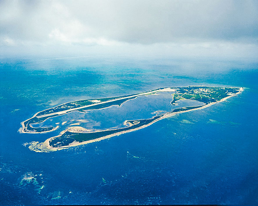 ■台湾实控的南海东沙岛。