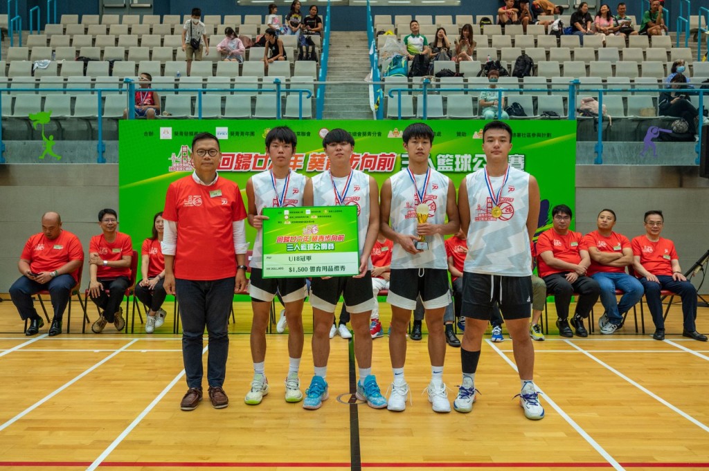 男子U18組別冠軍球隊富欣道3號。(公關圖片)