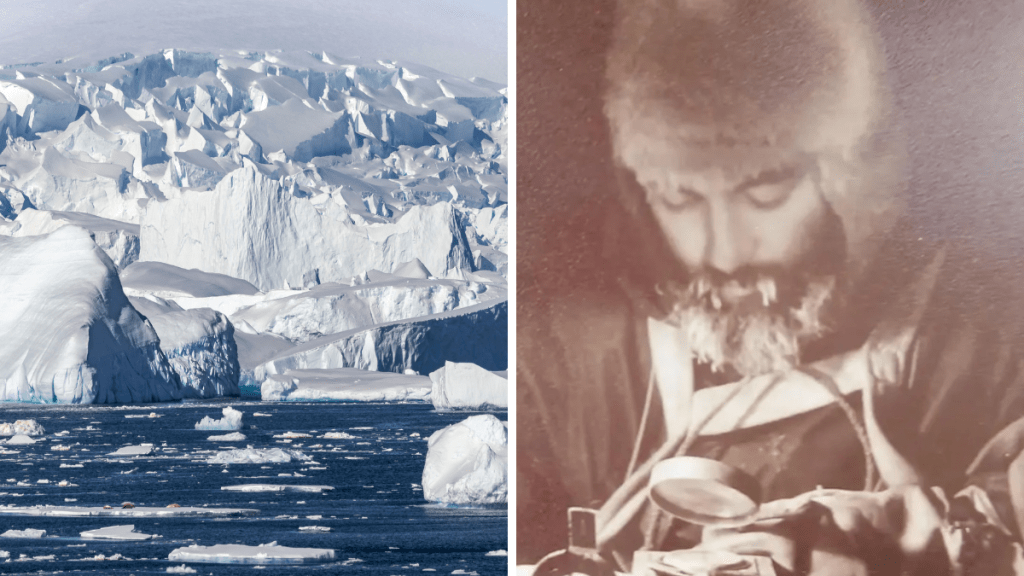 南極冰川消融，失蹤66年的英國科考人員遺骨被找到。法新社 / British Antarctic Survey