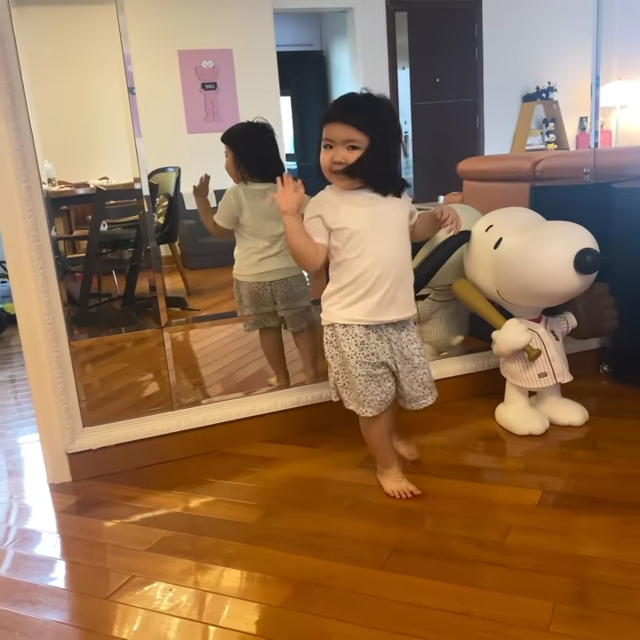 一有時間就練舞。