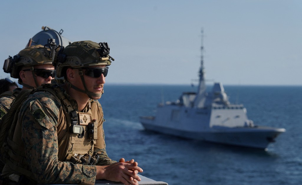 美国海军陆战队一支快速反应部队正前往地中海东部。路透社