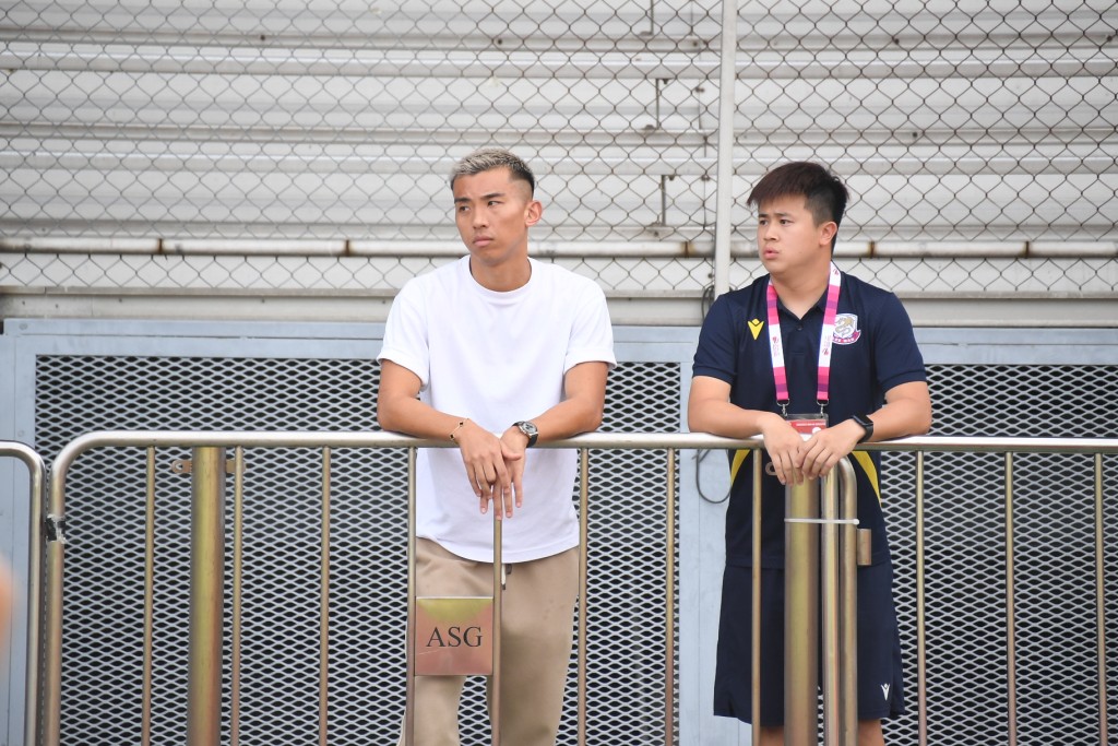 足總盃4強，李毅凱因曾為流浪上陣未能幫理文披甲。 吳家祺攝