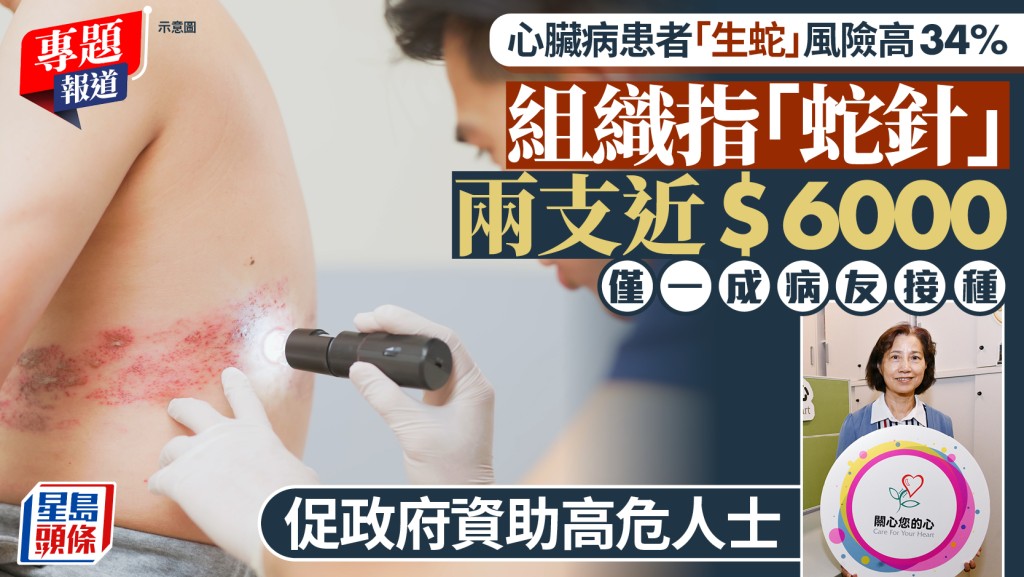 心臟病患者「生蛇」風險高34% 病人組織促政府資助高危人士接種︱新聞追擊