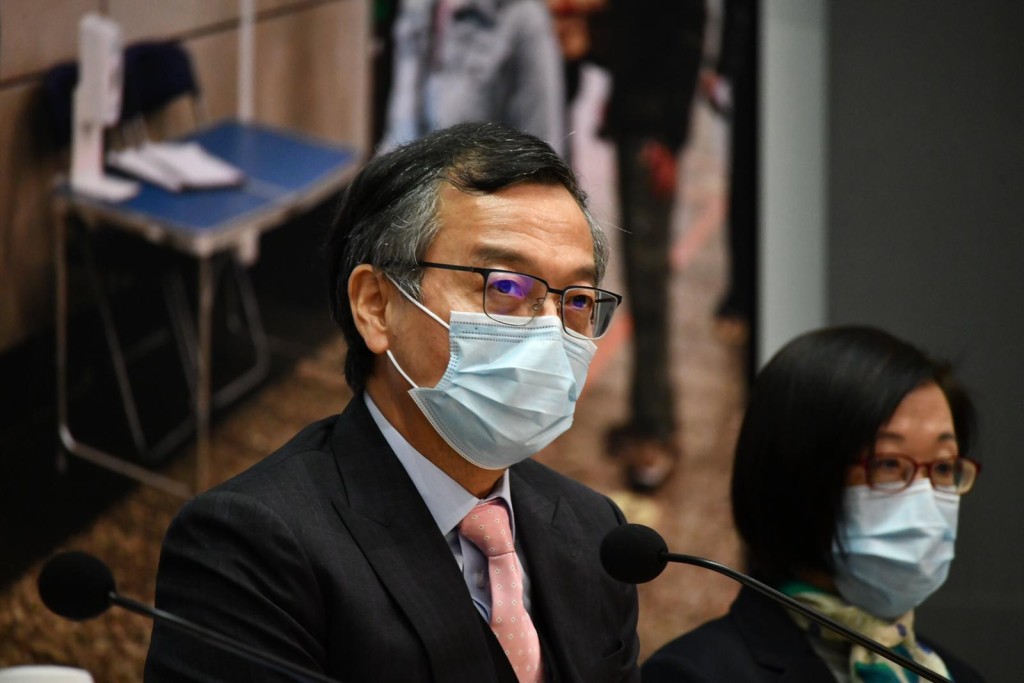 林正財呼籲安老院舍人士踴躍接種疫苗。