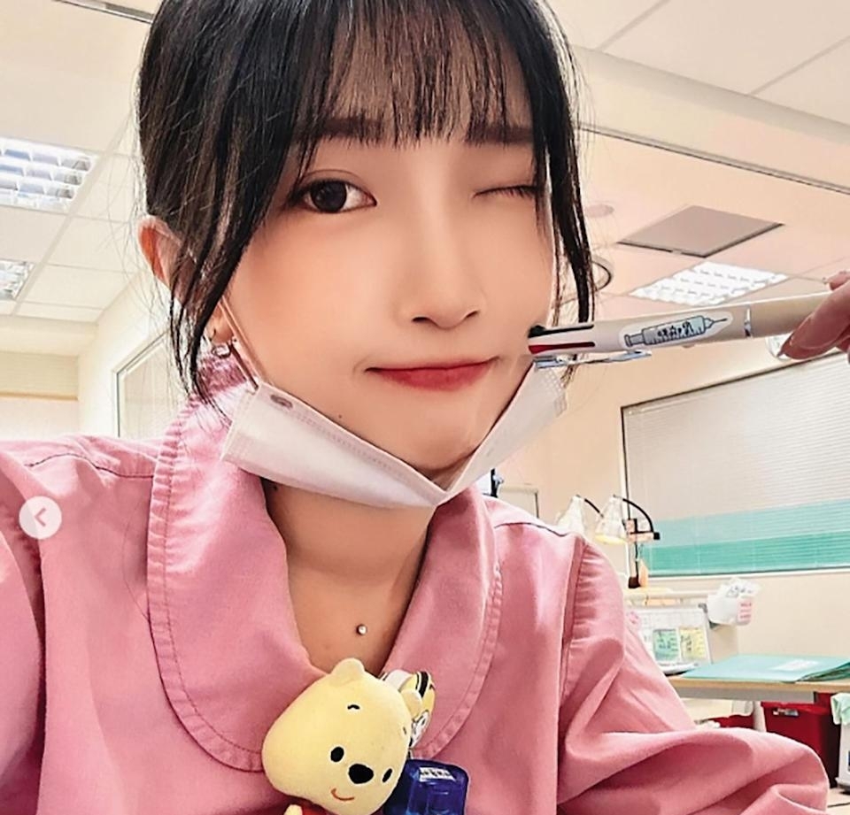 台護士廖婉如常在IG分享辣照，吸引上萬粉絲追蹤。老師她犯規 IG