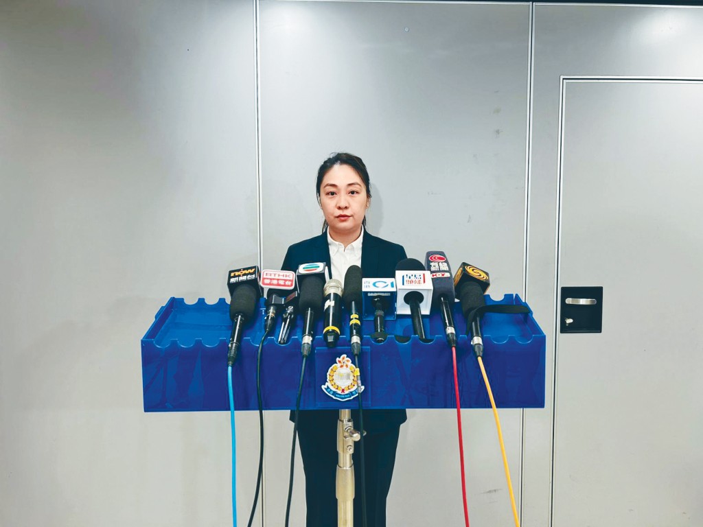 屯门警区（刑事）总督察庄婉娜交代案件。
