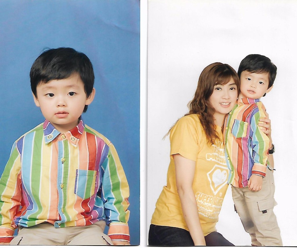 倪诗蓓为把握6岁前的治疗黄金期，两母子一度移居新加坡四出求医。