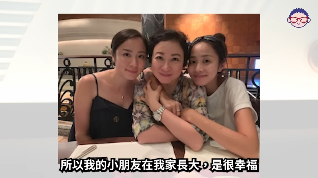 谢宁更分享与两名女儿的合照，她表示当初有认真对女儿们交代离婚一事。