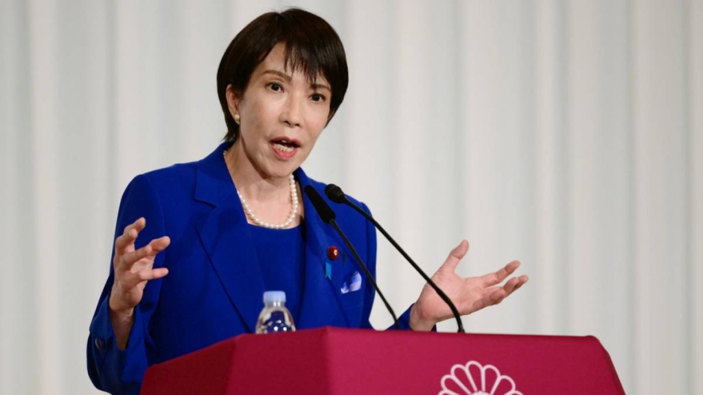 高市早苗敲定內閣人事布局計劃。美聯社