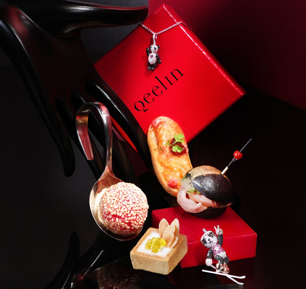 鹹點加入熊貓及中式元素。